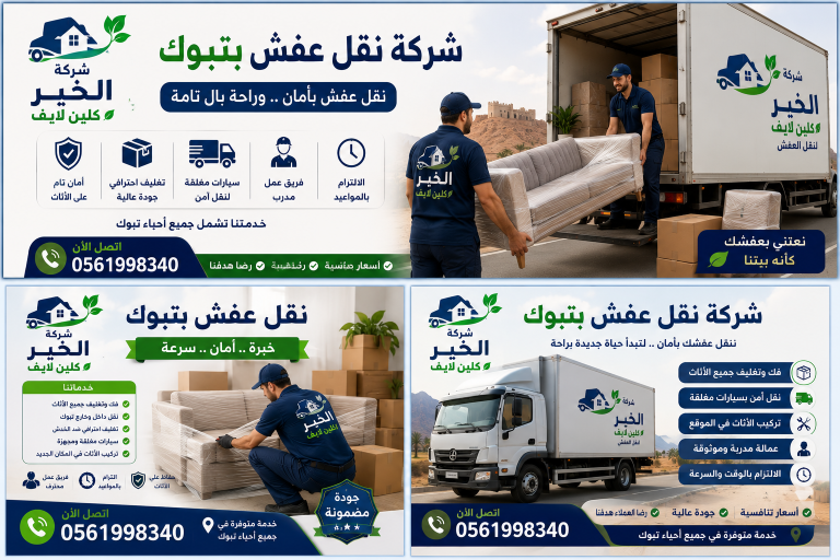 شركة نقل عفش بتبوك